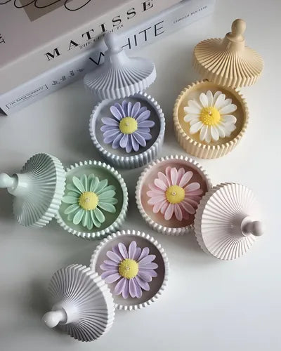 Molde Silicona Margarita Sin Un Pétalo Ideal Velas Epoxi R-040