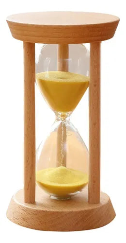 Reloj De Arena 10 Minutos Marco De Madera Reloj De Arena
