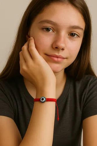 Pulsera De Hilo Rojo Con Ojo Turco 12 Unidades