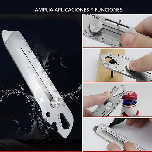 Trincheta Metalica Profesional Multifunsion + 10 Repuestos