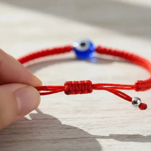 Pulsera De Hilo Rojo Con Ojo Turco 12 Unidades