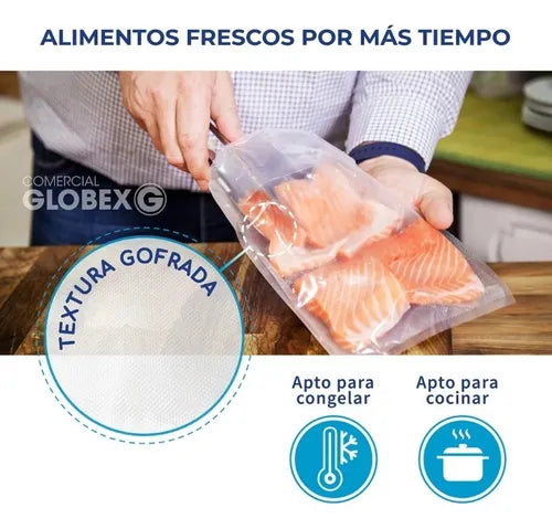 Bolsas Individuales Para Envasado Al Vacio 30x40cm 100un