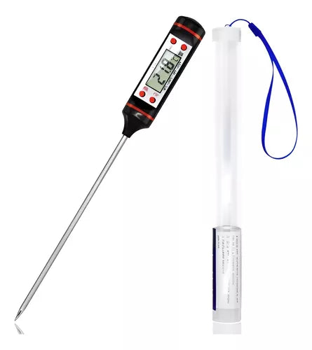Termometro Digital Para Comidas Carne Velas Cocina Acero Inoxidable