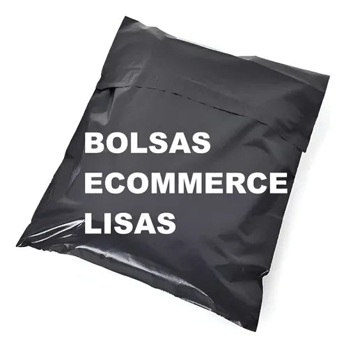 Bolsas Sobres Adhesivas 15x25cm Lisas Negras Ecommerce 100un
