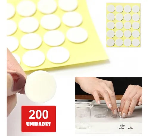 200un Pegatinas Para Mecha Pabilos Velas Artesanales 2.0cm