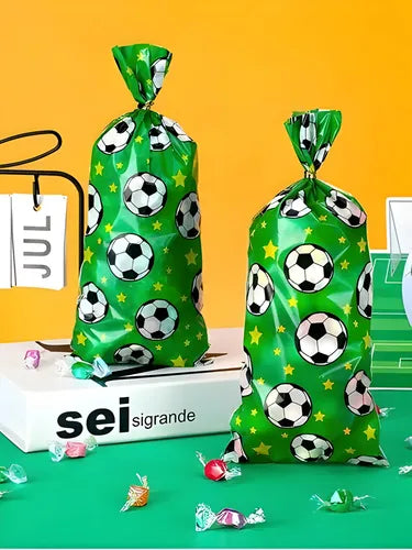 Pack De 10 Bolsas Para Sorpresitas Fútbol Ideal Souvenirs