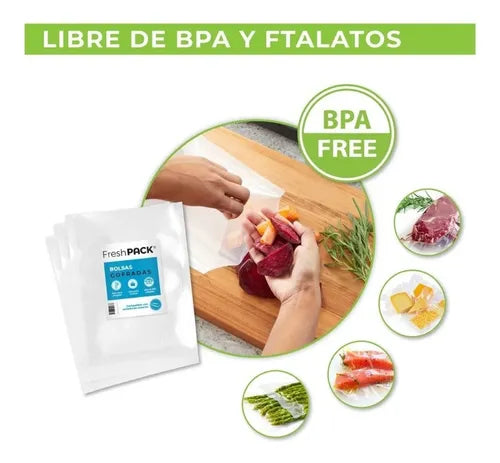 Bolsas Individuales Para Envasado Al Vacio 30x40cm 100un