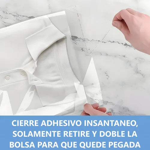 Bolsas De Celofan Grandes Con Adhesivo 30x40cm 100u Vestimenta
