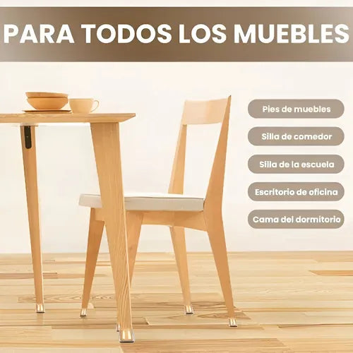 Protector Silicona Patas Sillas Muebles Sillas Regatones 16u