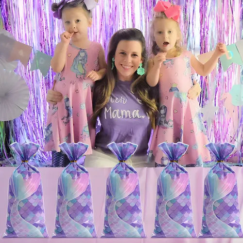Pack 10 Bolsas Sorpresitas Sirenas Ideal Souvenir Fiestas