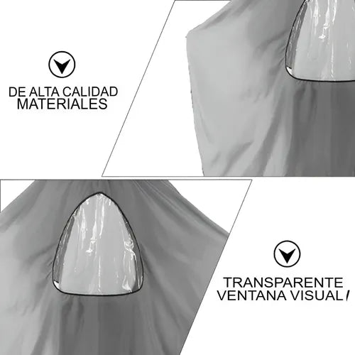 Delantal De Peluqueria Con Visor De Telefonos Ideal Barberia FEDE-006