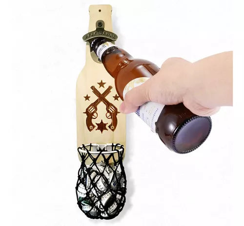 Destapador De Cerveza De Pared Vintage Hierro 10 Unidades