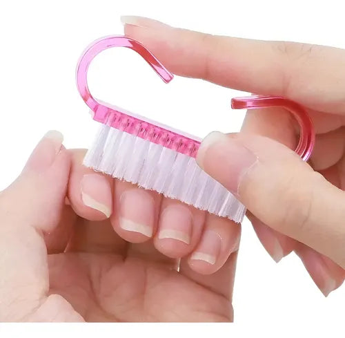 Cepillo Para Uñas Manicura Limpieza De Polvo Agarre Facil FEDE-007