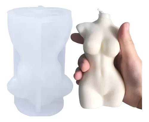 Molde De Silicona Para Hacer Velas Forma Cuerpo De Mujer