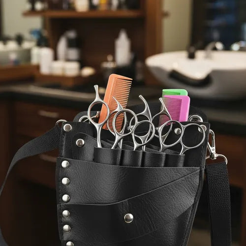 Porta Tijeras Herramientas Peluqueria Barberia Con Correa