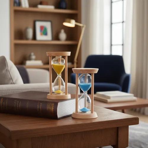 Reloj De Arena 10 Minutos Marco De Madera Reloj De Arena