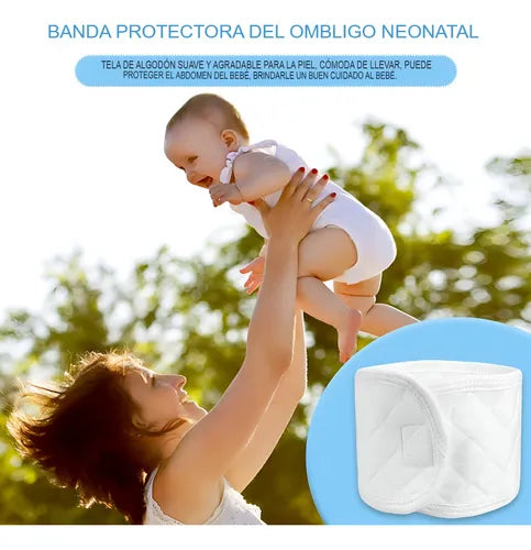 Banda Protectora Umbilical De Algodón Para Bebé Ombligo SKU FEDE-OO8