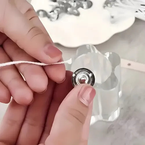 Ojalillos Metálicos Para Fabricación De Velas X 100un Pabilo