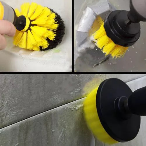 Cepillos Para Taladro Atornilladora Higiene Calidad Color Amarillo