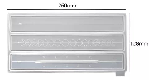 Molde Silicona Porta Incienso Ideal Resina Epoxi Fase Lunar