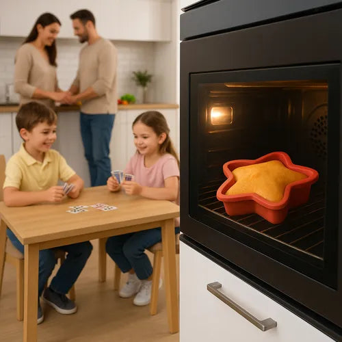 Molde De Silicona Para Tortas Forma Estrella Para Hornear