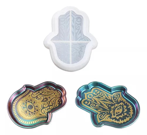 Molde De Jamsa Hamsa Mano De Fatima Silicona Antiadherente