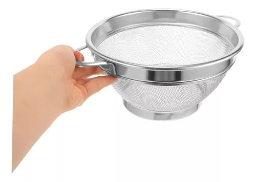 Colador Escurridor Acero Inoxidable 27cm Para Pasta Cocina