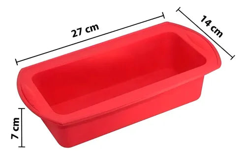 Molde Silicona Para Budín Pan De Molde Budinera Cocina