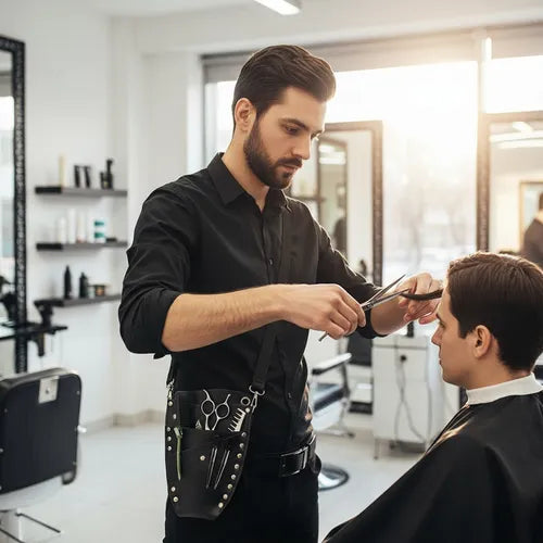 Porta Tijeras Herramientas Peluqueria Barberia Con Correa