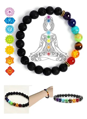 Pulsera 7 Chakras Original Natural