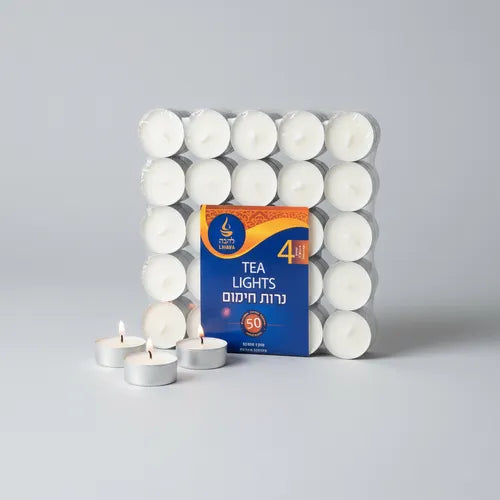 Velas Blancas de 4 horas x50 unidades