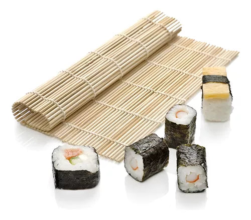 Estirillas Bambu Bamboo Para Preparar Sushi 27x27cm