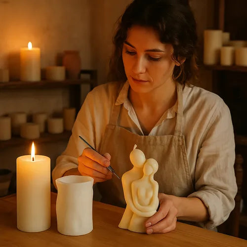 Molde Mujer Hombre Abrazados Pareja Ideal Velas Cera De Soja R-O54
