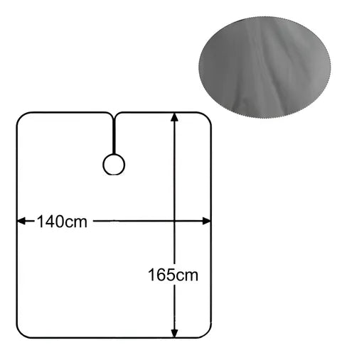 Delantal De Peluqueria Con Visor De Telefonos Ideal Barberia FEDE-006