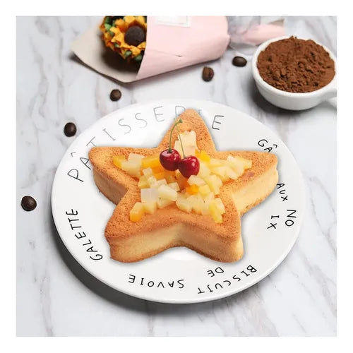 Molde De Silicona Para Tortas Forma Estrella Para Hornear