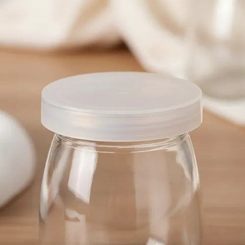 X10 Frasco De Vidrio Tapa Plastico Souvenirs Conservas leche materna 100ml