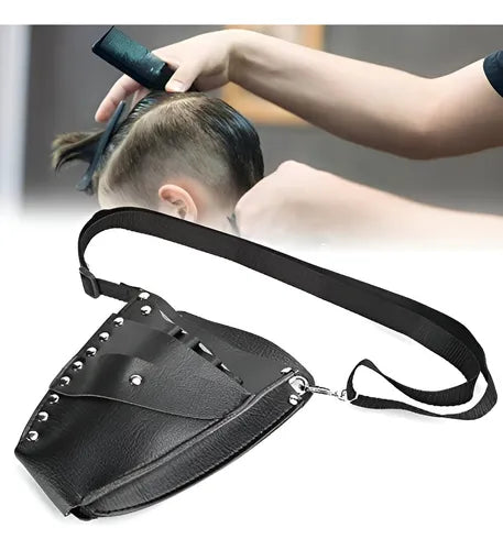 Porta Tijeras Herramientas Peluqueria Barberia Con Correa