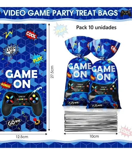 Pack 10 Bolsitas Sorpresitas Para Souvenir Decoracion Gamer