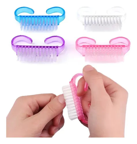 Cepillo Para Uñas Manicura Limpieza De Polvo Agarre Facil FEDE-007