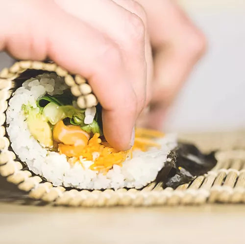 Estirillas Bambu Bamboo Para Preparar Sushi 27x27cm