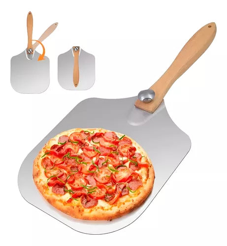 Pala Para Pizza Acero Inoxidable Mango Plegable Horno Pizzas