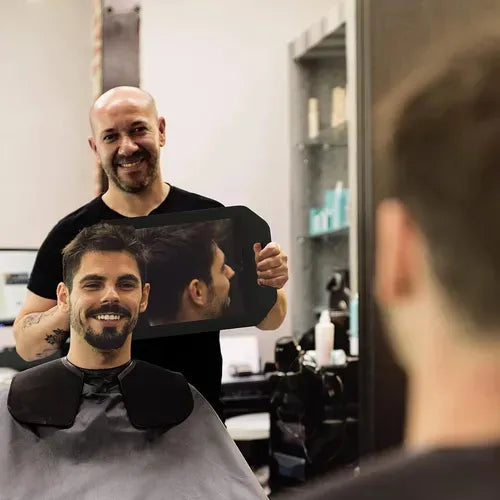 Espejo Para Barberia Y Peluqueria Marco Goma Con Agarre FEDE ADELANTE 12