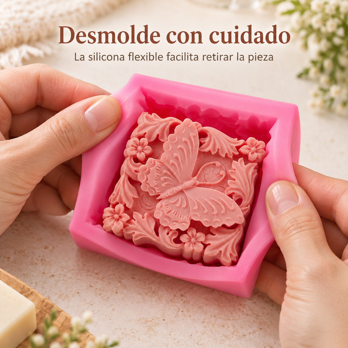 Moldes De Silicona Marpiosa Ideal Jabon Velas Artesanias