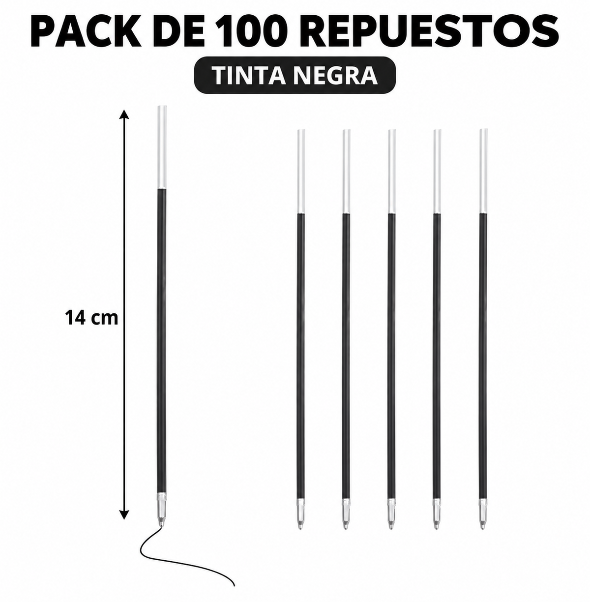 100 Tubos De Tinta Para Lapiceras Resina Epoxi Varios Colores