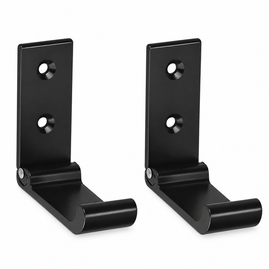Set X2 Gancho De Pared Perchero Varios Colores Plegable NEGRO
