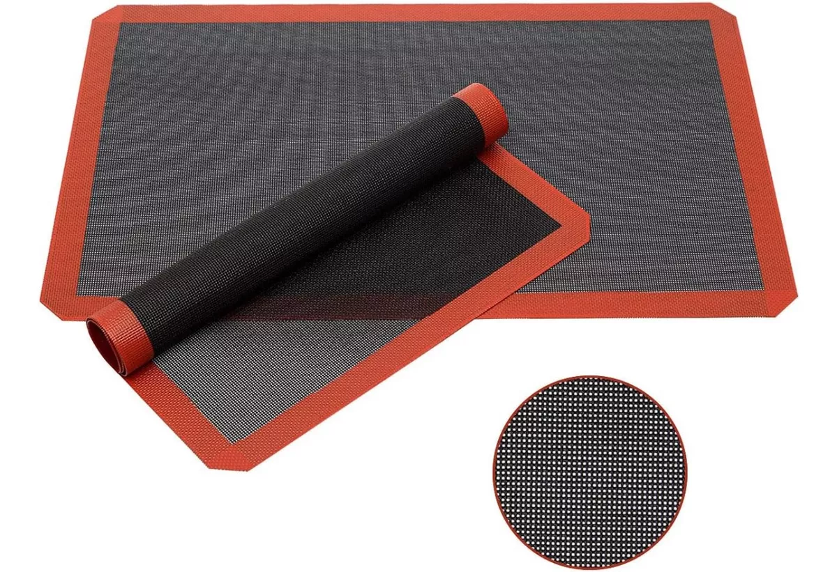 Placa Tapete De Silicona Microperforado ideal Repostería Uso Alimentico 40 cm x 30 cm