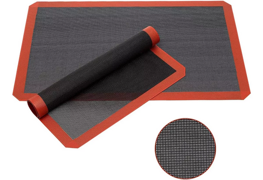 Placa Tapete De Silicona Microperforado ideal Repostería Uso Alimentico 40 cm x 30 cm