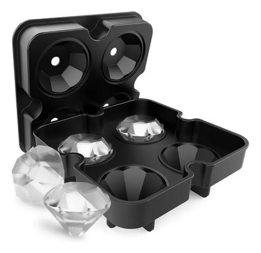 Cubetera Hielera De silicona Forma de Diamante