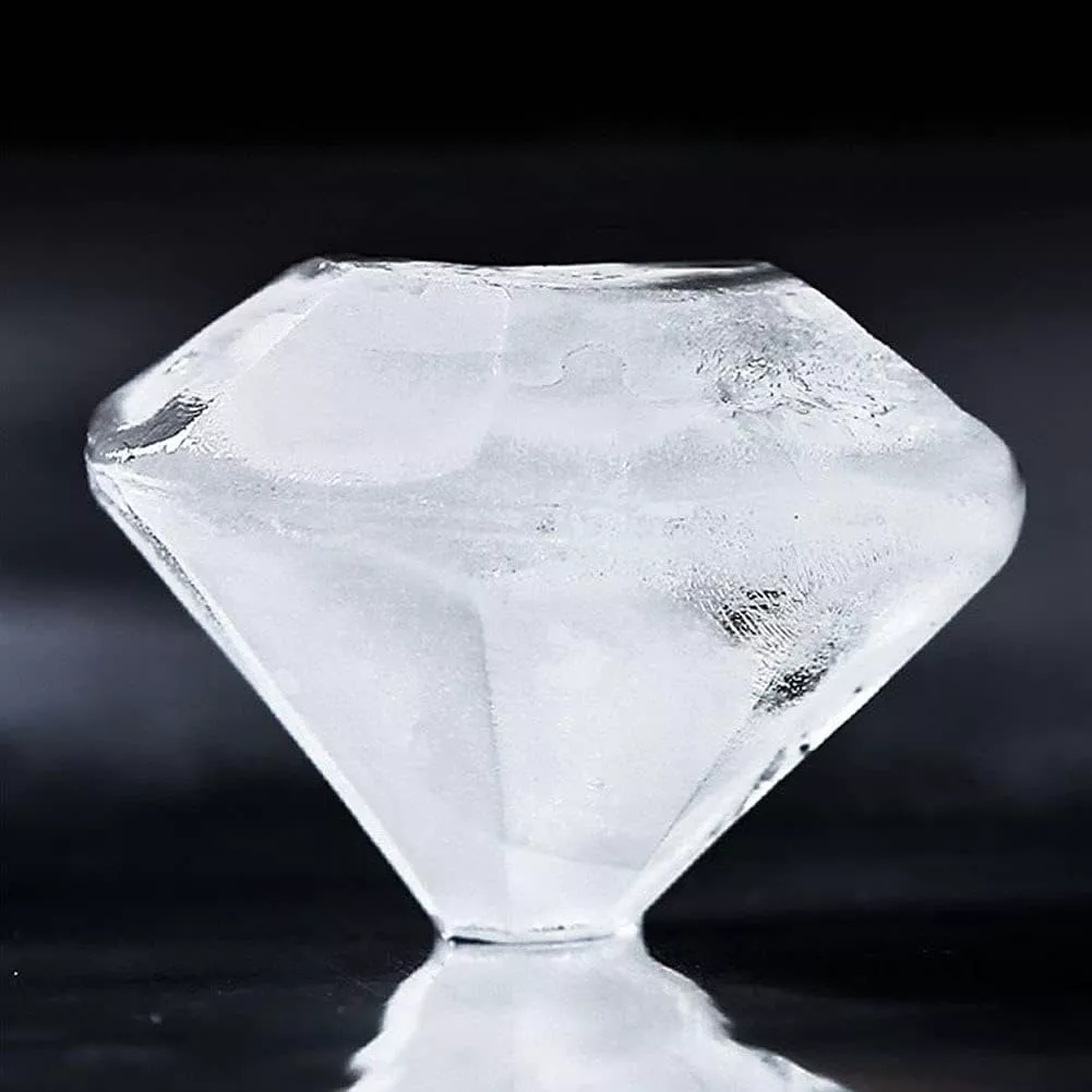 Cubetera Hielera De silicona Forma de Diamante