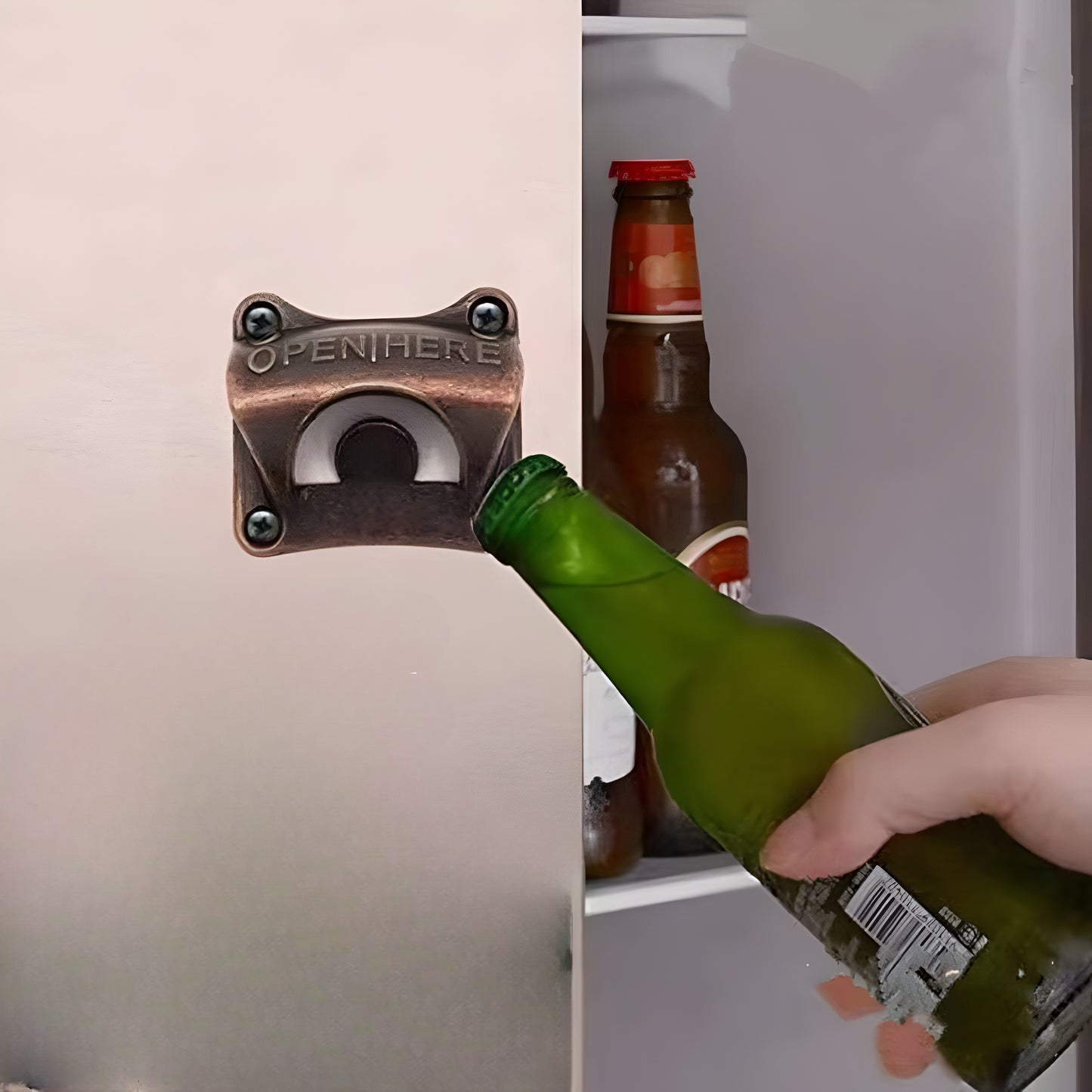 Destapador De Cerveza De Pared Vintage Hierro